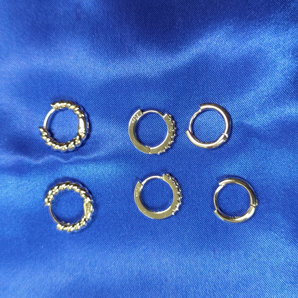 Three pairs of Fashion earrings